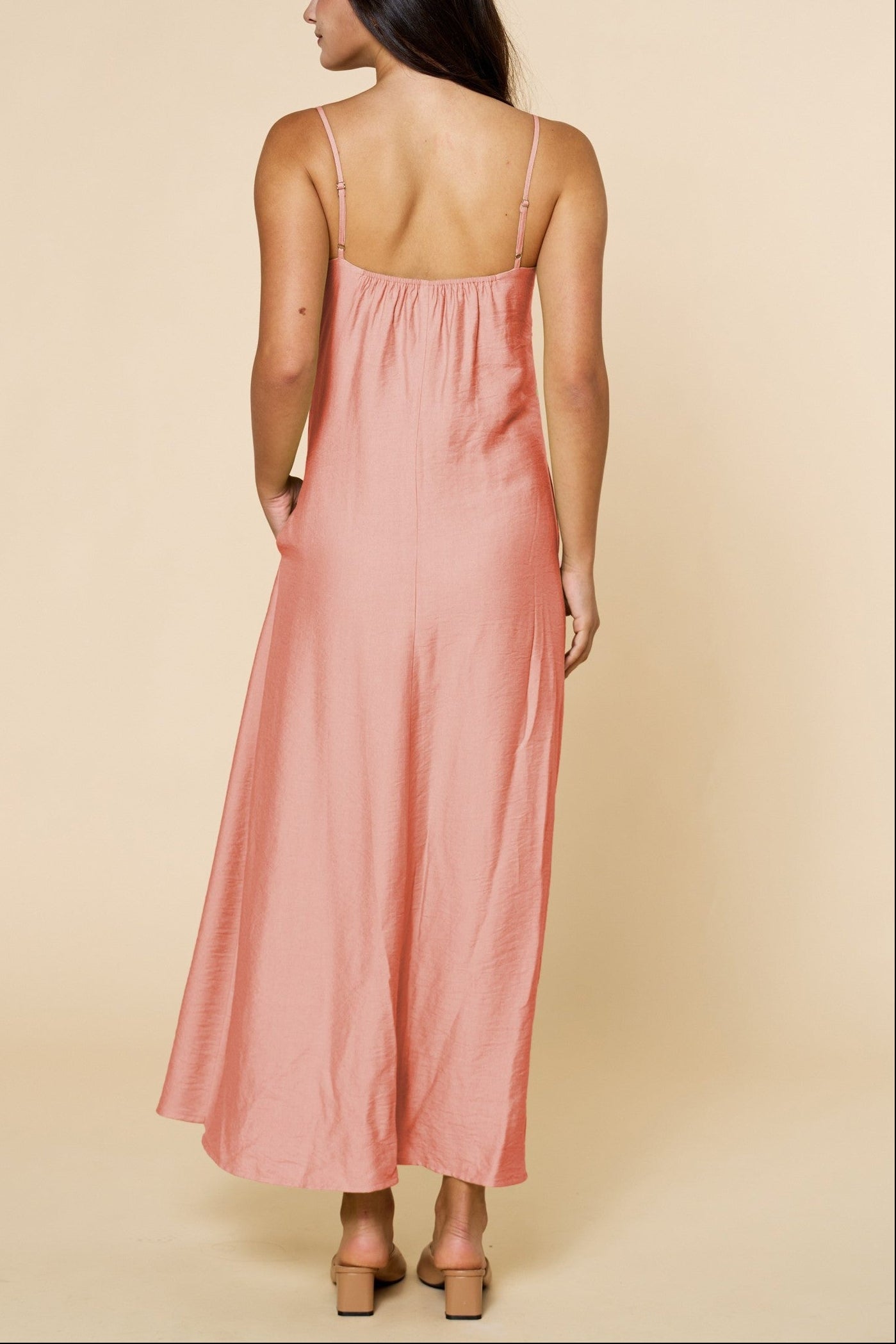 Rebecca Pleated Maxi Dress