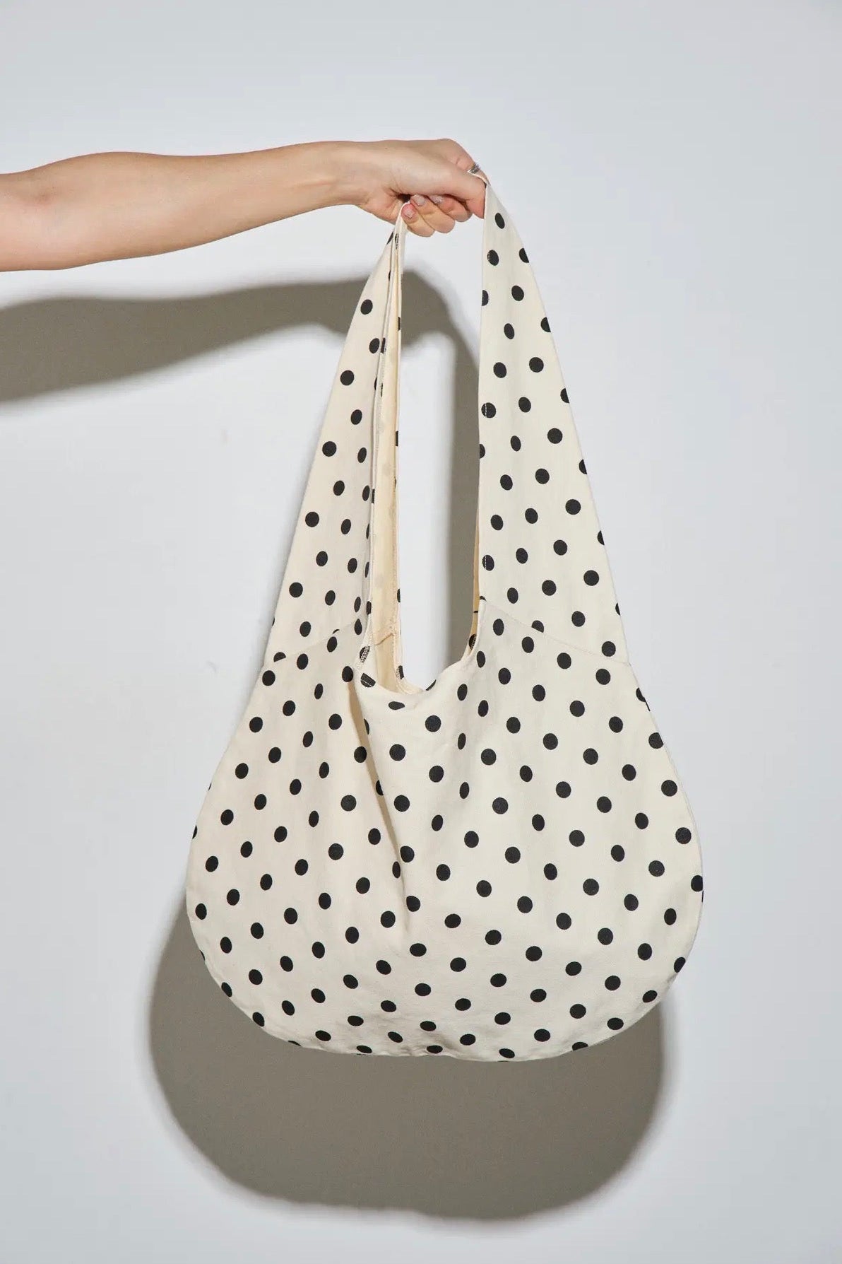 Juliana Polka Dot Canvas Tote
