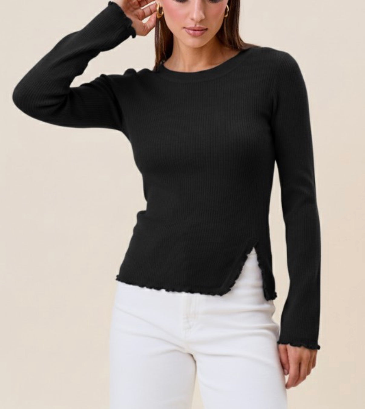 Naomi Long Sleeve Sweater Top