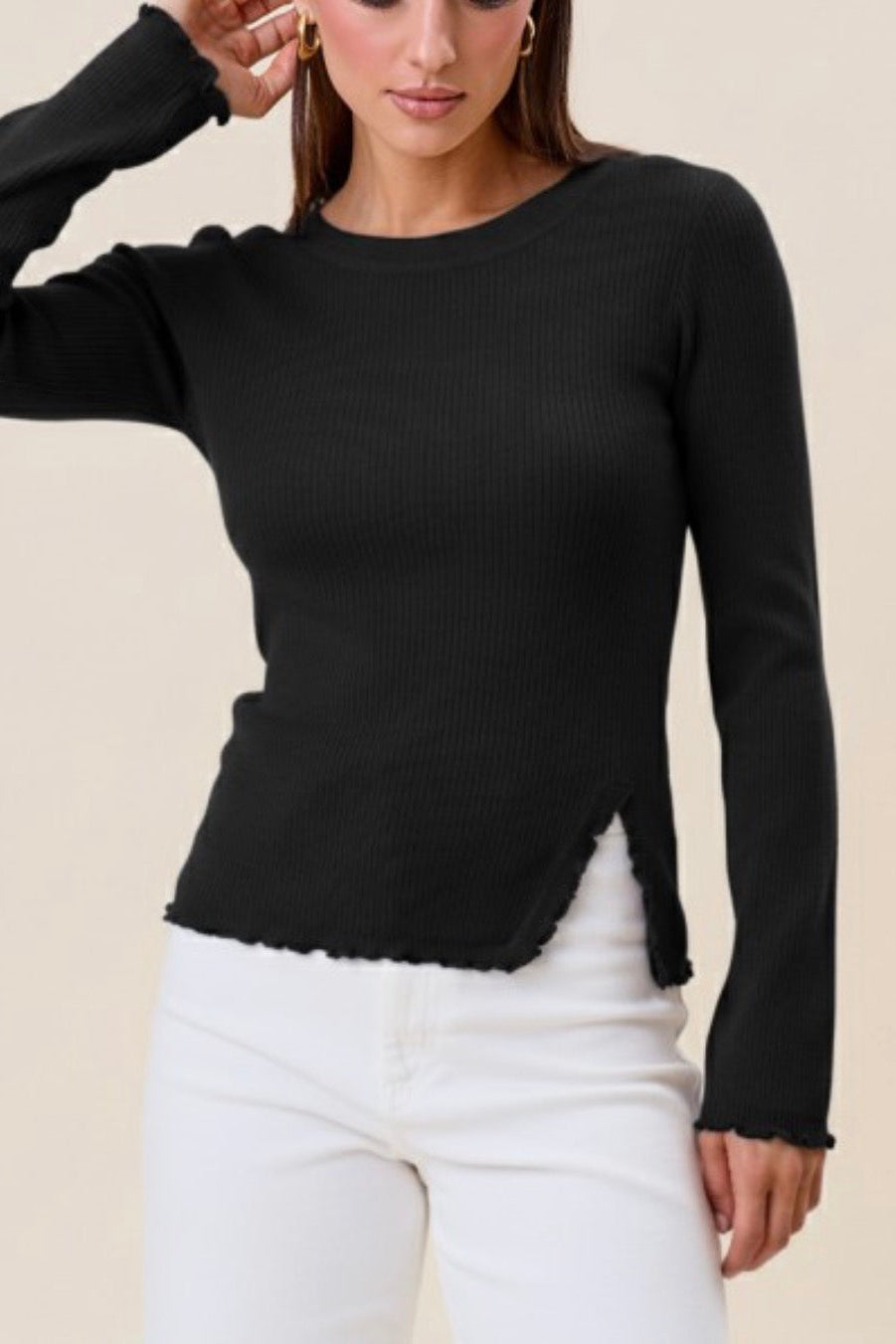 Naomi Long Sleeve Sweater Top