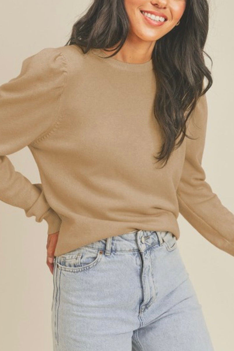 Sienna Puff Sleeve Pullover