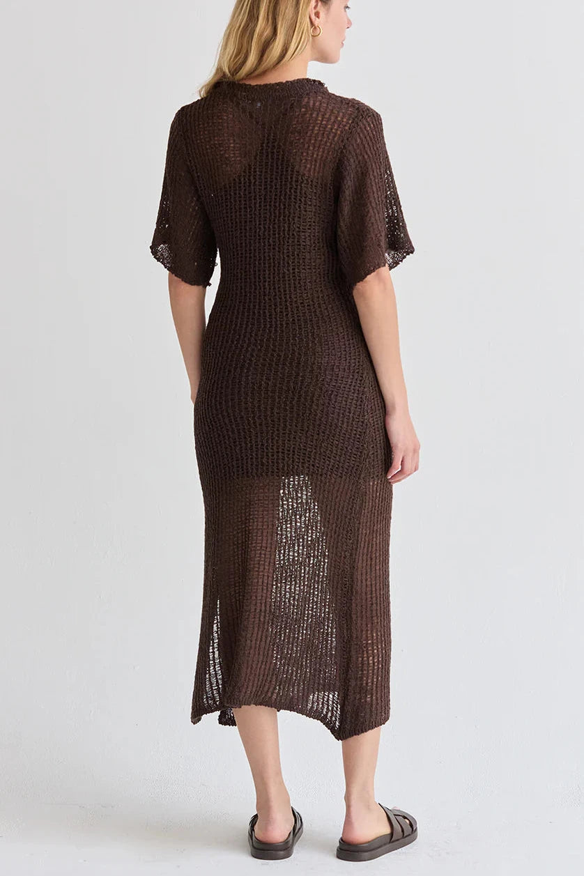 Mariela Netted Knit Dress
