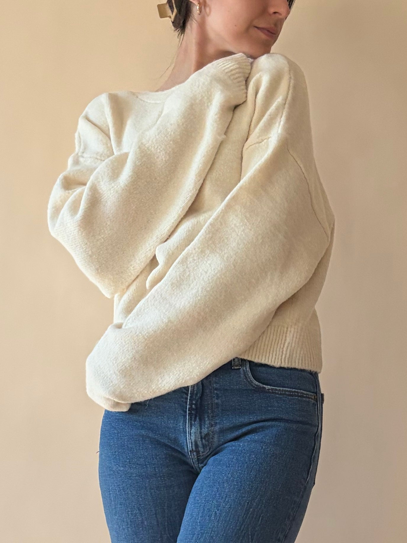 The Bow Two-Way Knit Sweater