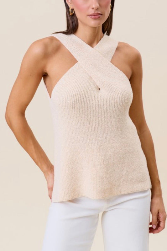 Maeve Halter Knit Top