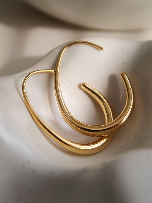 The Cyril Open Hoop Earrings